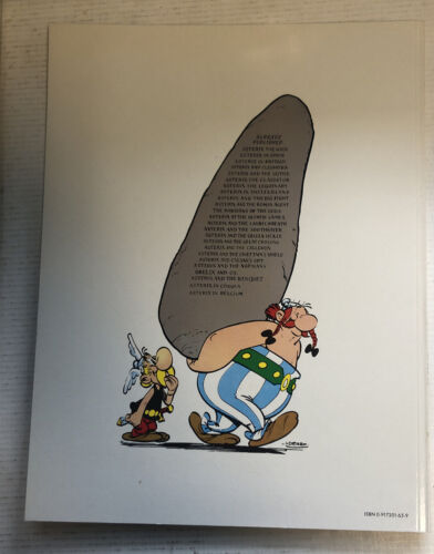 Asterix 9 Books Lot  (Soft Cover ) English  !  in spain in belgium in corsica