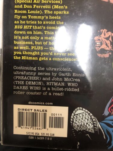 Hitman: Who Dares Win (2001) DC TPB SC Garth Ennis