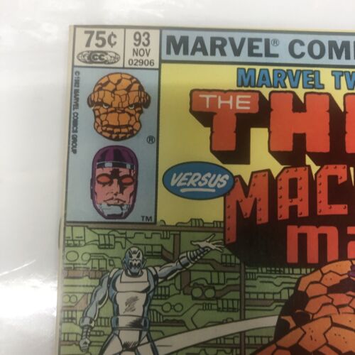 Marvel Two-In-One The Thing (1982)