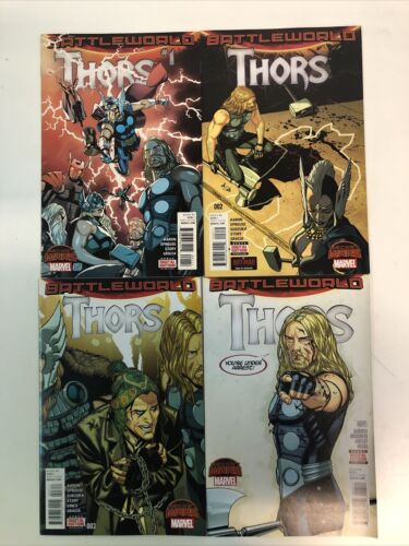 Secret Wars Battleworld Thors (2015) Complete Set