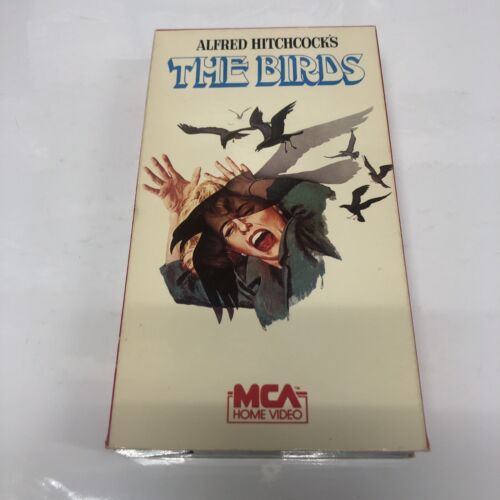 The Birds (1963) VHS • Alfred Hitchcock's •MCA Home Video • Universal City Plaza