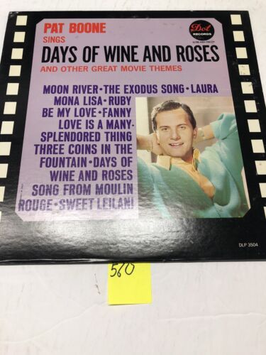 Pat Boone Days Of Wine And Roses Vinyl LP Album