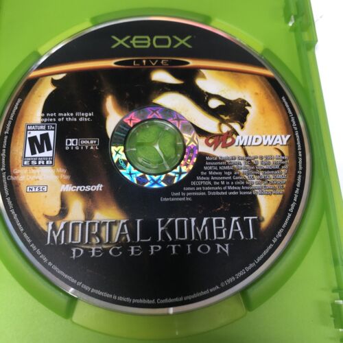 Mortal Kombat: Deception (2004) Xbox • Midway • Video Game • Online Enabled