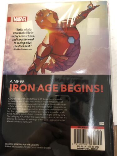 Invincible Iron Man Iron Heart Vol.1(2018) Marvel TPB SC Tito Williams