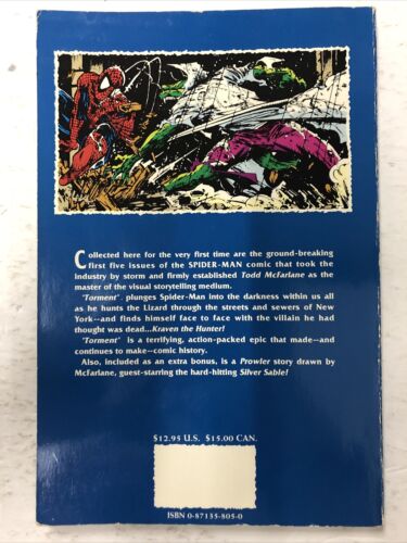 Spider-Man Torment By Todd McFarlane (1992) TPB Marvel Comics