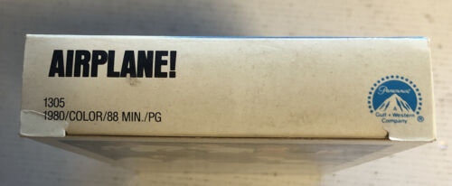 Airplane (1980) Vhs | Paramount Pictures | David zucker / Jerry zucker