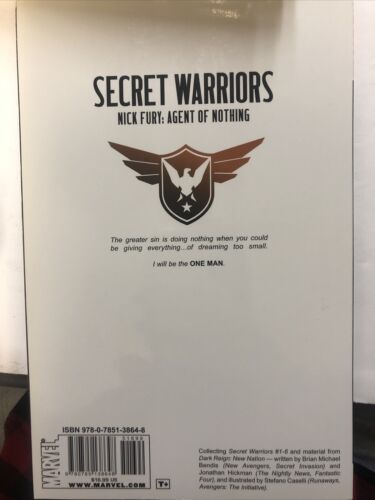 Secret Warriors Vol.1 (2009) Marvel TPB SC Brian Michael Bendis