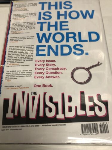 Grant Morrisson The Invisible (2012) DC Comics HC Sealed!