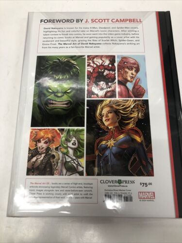 The Marvel Art Of David Nakayama (2024) HC • Clover Press • J.Scott Campbell