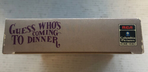 Guess who’s Coming to Dinner (1986) Vhs ~ Stanley Kramer | Spencer Tracy