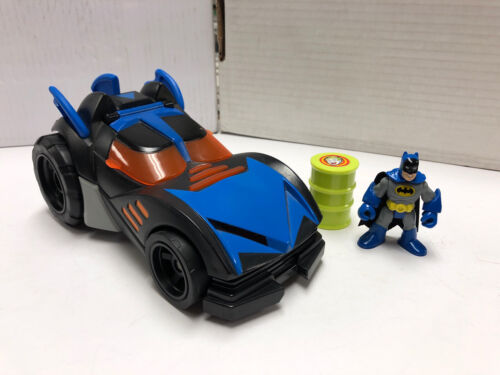 Batman Fisher Price Dc Super Friends Imaginext With 2 Barrels