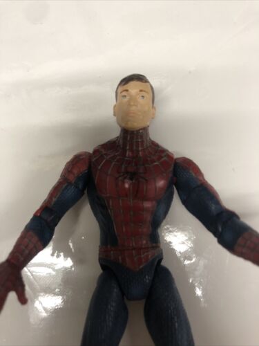 Spider-Man 2 (2002)  • Movie Super Poseable 6" Figure  • Unmasked