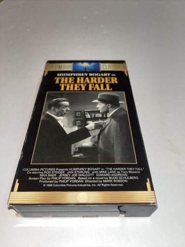 The Harder They Fall (VHS, 1992) Humphrey Bogart | Columbia