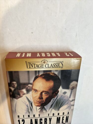 12 Angry Men (VHS, 1990, Vintage Classics) Henry Fonda | MGM/UA