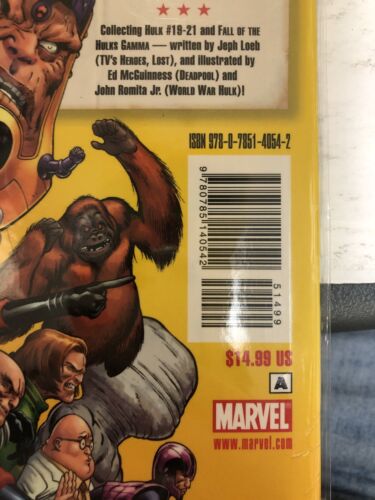 Hulk: Fall Of The Hulks Vol.5 (2010) Marvel TPB SC Jeph Loeb