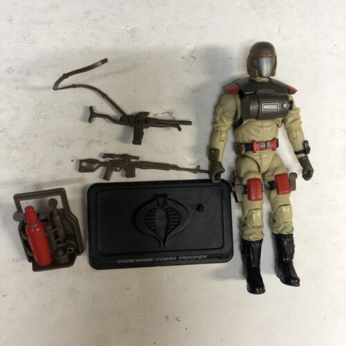 2008 Hasbro GI Joe V10 Desert Assault Squad COBRA TROOPER Complete Mint