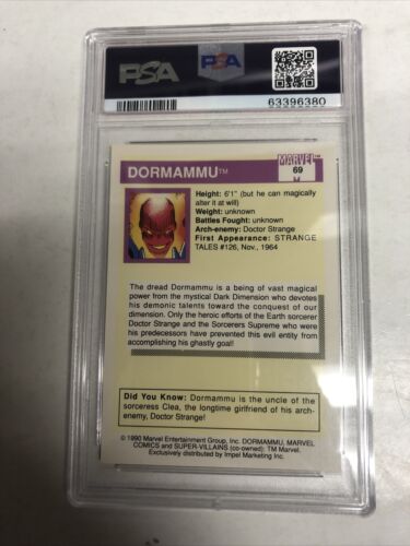 1990 Marvel Universe Super-Villains Dormammu