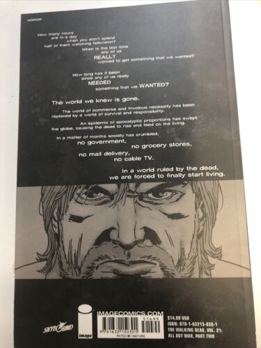 The Walking Dead Vol.21 All Out War Part Two (2014) Image TPB SC Robert Kirkman