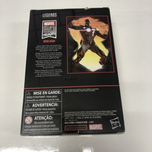 Marvel Iron Man 6 inch Action Figure • Legends Series • Hasbro