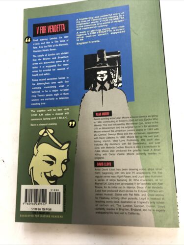 V For Vendetta  (1989) Vertigo TPB SC Alan Moore