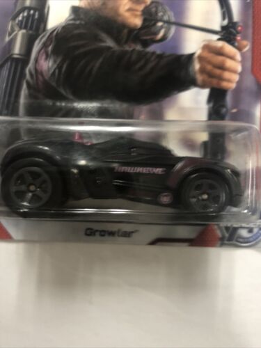 2015 Hot Wheels Marvel Avengers Age of Ultron-Hawkeye 3/8 GROWLER Black Mint