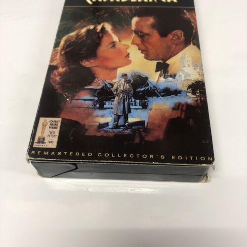 Casablanca (1992) VHS • 50th Annivarsary Edition • Humphrey Bogart • Warner Bros