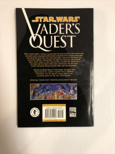 Star Wars Vader’s Quest TPB (2000)(NM) | 1st EdItion | Low Print OPP