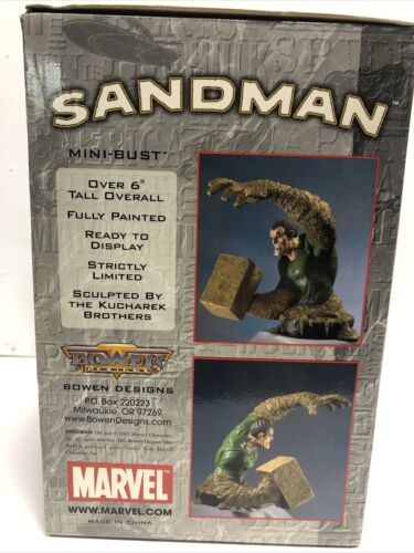 Sandman Marvel Mini-Bust 6” Sculpted By For Kucharek Brothers 2005