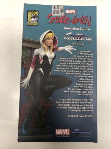 Marvel Gallery Diorama Spider Gwen Unmasked Edition PVC | SDCC Exc. Box Sealed