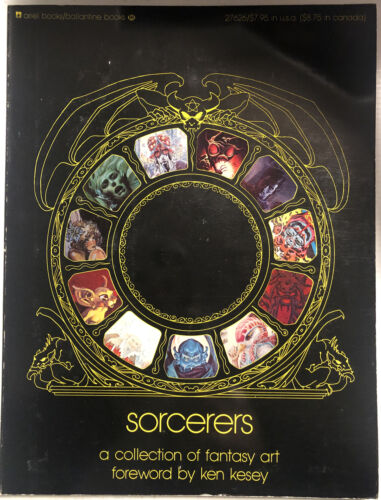 Sorcerers A Collection Of Fantasy Art (1978) 1st Edition | Ariel Books | HC