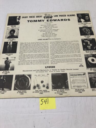 Timmy Edwards Vinyl LP Album