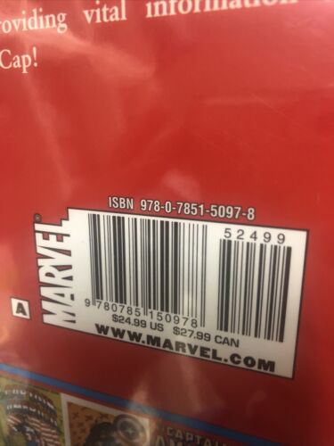 Captain America Official Index To The Marvel Universe (2011) Marvel TPB SC