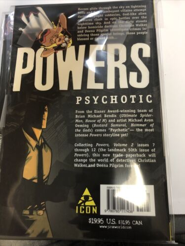 Powers Vol.9 : Psychotic (2006) Icon TPB SC Brian Bendis