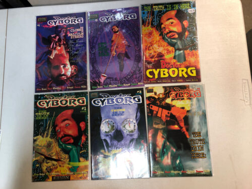 Doctor Cyborg (1996) #1-5 + Preview (VF/NM) Complete Set #2 & 3 signed by all 3