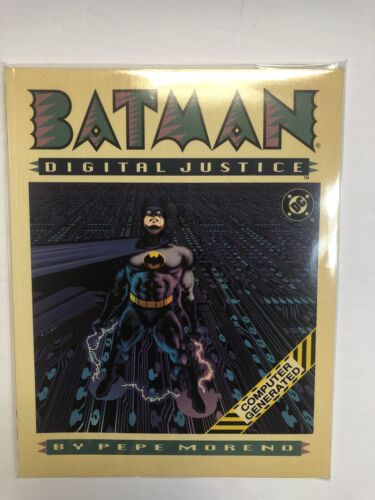 Batman Digital Justice Softcover (NM) (1990) Pepe Moreno | 1st Printing