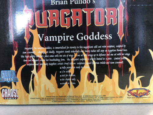 Purgatory (2000)  Vampire Goddess| Brian Pulido’s | Eternal Toys| Chaos Comics