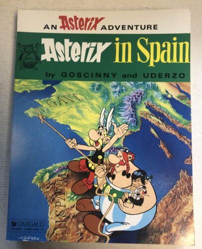 Asterix 9 Books Lot  (Soft Cover ) English  !  in spain in belgium in corsica