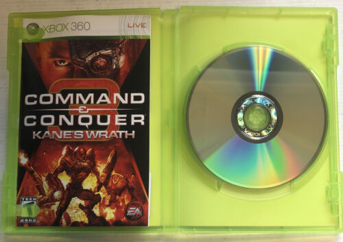 XBOX 360 Command & Conquer Kane's Wrath Video GameCIB