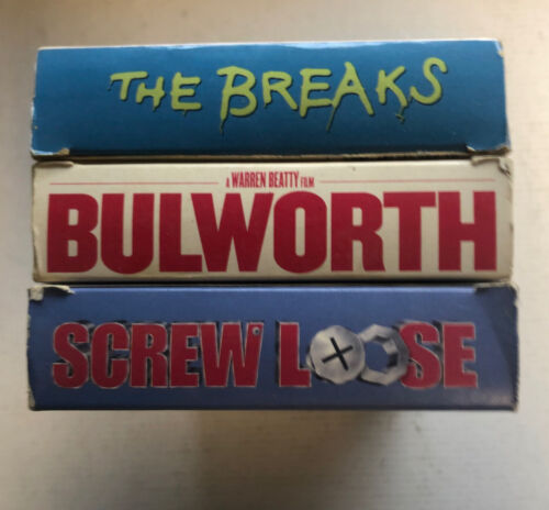 The Breaks,Bulworth,Screwloose Bundle VHS