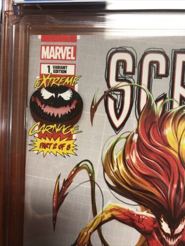 エクストリームカーネージ #1 Extreme Carnage: Scream #1 (CGC 9.8) Nakayama Variant Cover