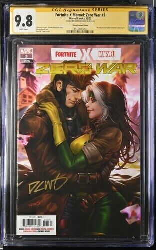 Fortnite X Marvel : Zero War (2022)  3 (CGC 9.8 SS) Signed Derrick Chew Census=6