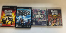 PS 2 & 3 Rock Band Guitar Hero Instruments & Game bundle (No Dongle Or Dj Mixer)