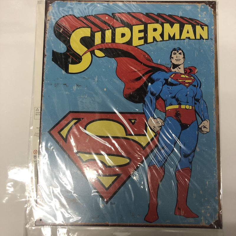 Superman Hobby Lobby Metal Poster • Wall Decor • DC Comics