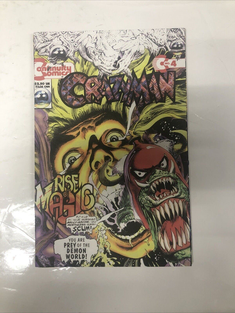 Crazy Man 2 Sets • Set Issue # 1-3 • Set Issue # 1-4 • Continuity Comics