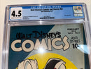 Walt Disney’s Comics And Stories (1946) 65 (CGC 4.5)  Carl Barks & Walt Kelly
