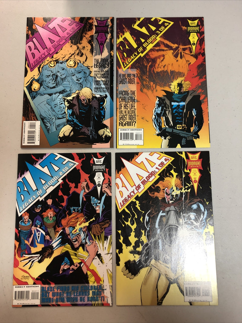 Blaze (1994) #1-11 + Legacy Of Blood #1-4 (VF/NM) Near Complete Sets Lot Marvel