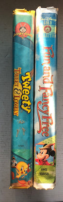 Tweety Tweet & Lovely & Fun And Fancy Free Bundle (VHS)