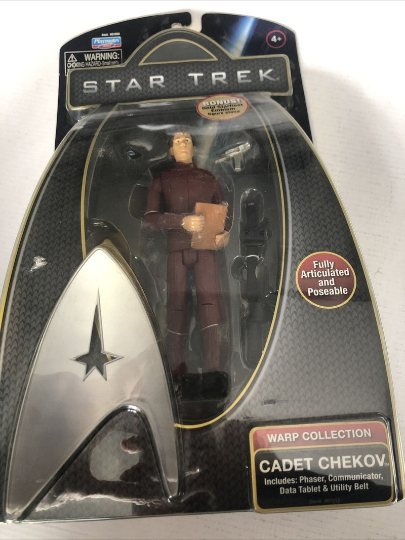 Star Trek Warp Collection Cadet Chekov 6 inch Action Figure Phaser Communicator