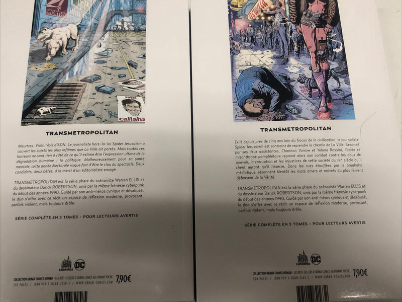Trans Metro Politan Année 1-2 (2022) DC Comics TPB SC Warren Ellis French