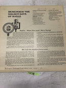 Remember The Golden Days Of Radio Volume 1 By Jack Benny Vinyl  LP Album